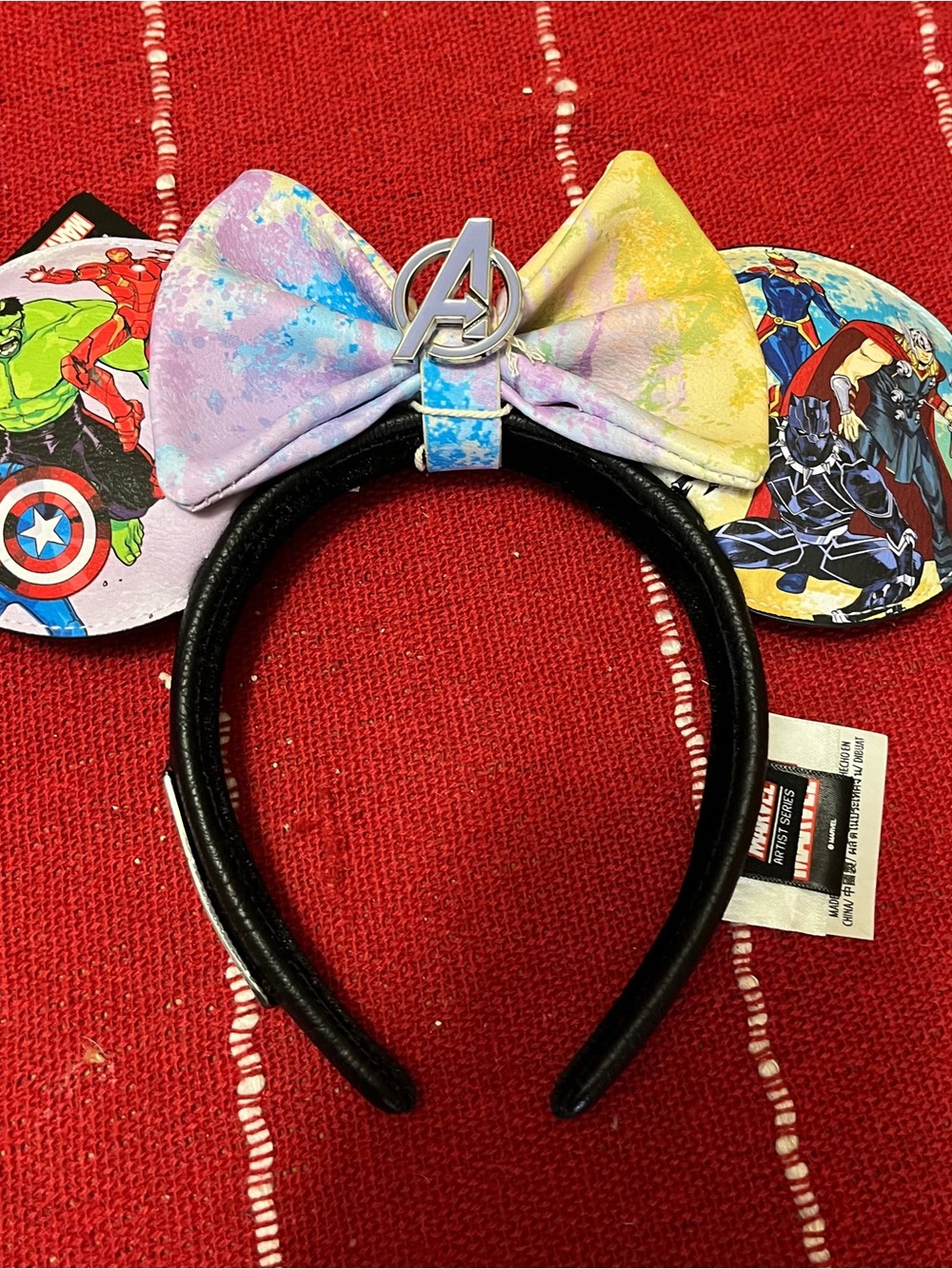 Disney Loungefly Marvel Avengers  Headband Unisex Part of the Artist Series NWT
